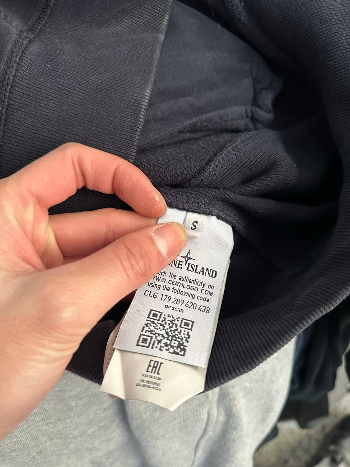 스톤아일랜드 가디건 집업 S(90-95)정품 상품이미지5