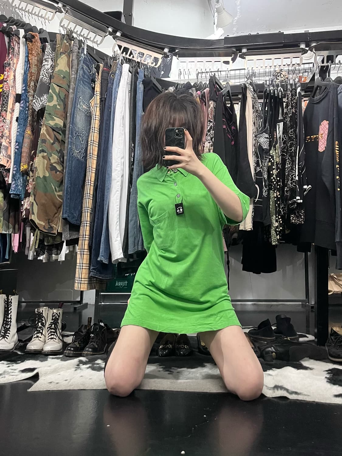 에르메스 오버핏 카라 반팔 상품이미지1