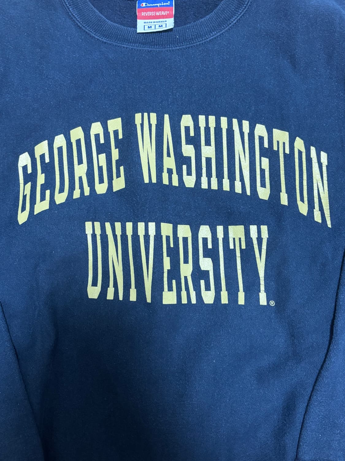 00's 챔피온 리버스위브 맨투맨 스웻셔츠 네이비 M 상품이미지4