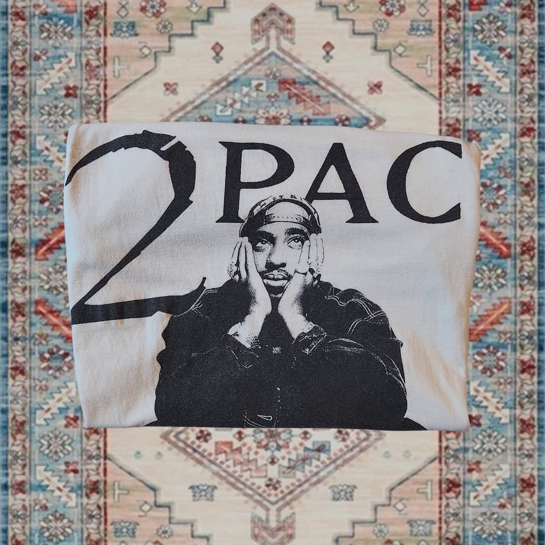 2PAC 투팍 Changes 빈티지 그래픽 티셔츠 M 상품이미지3
