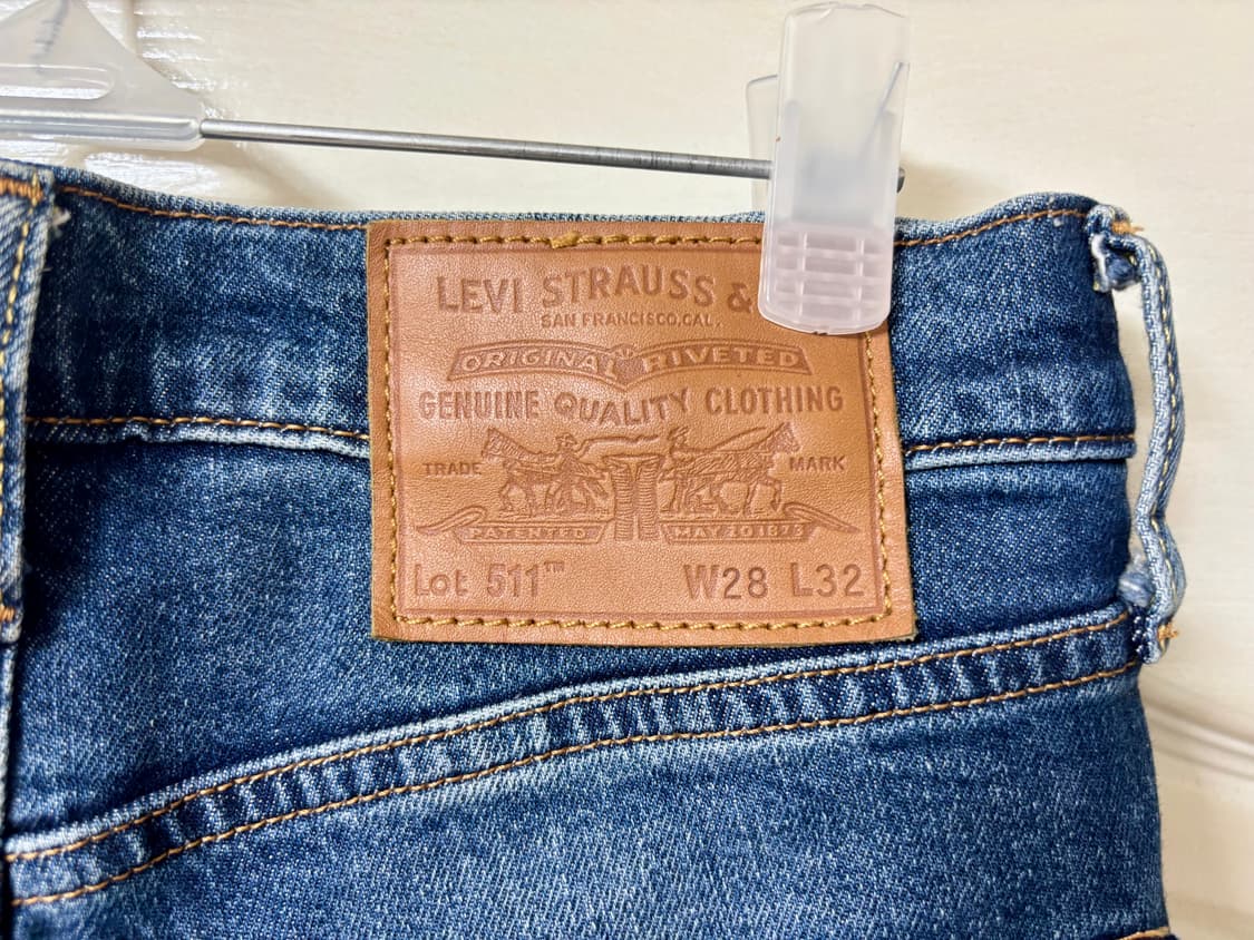 리바이스 511 데님 청바지 28 스트레치 상품이미지4