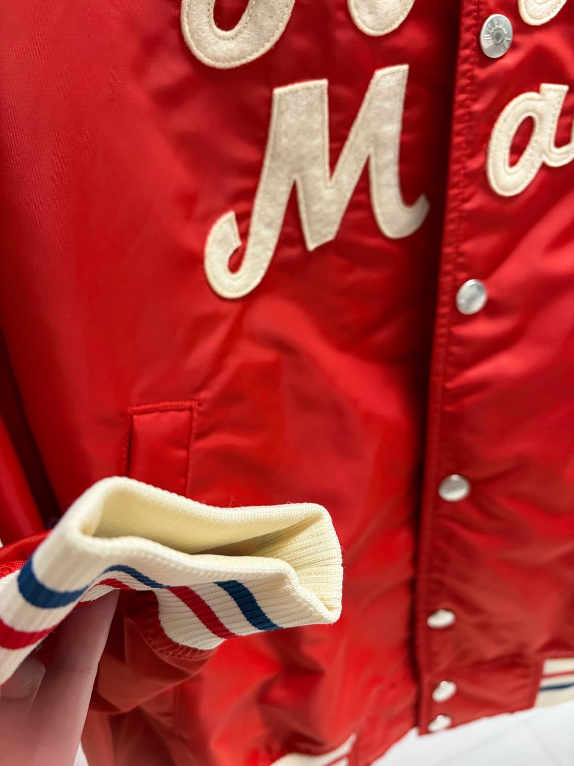 (상태 s급) Human Made 바시티 자켓 Msize 상품이미지5