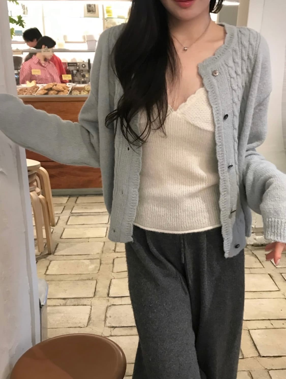 [미개봉새제품.바로배송]레예마켓 가든 알파카 가디건 상품이미지3