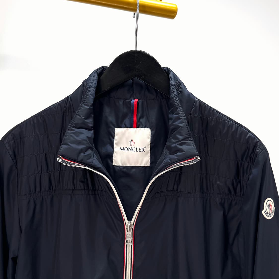 [5사이즈] 몽클레어 바람막이 집업 자켓 네이비 상품이미지6