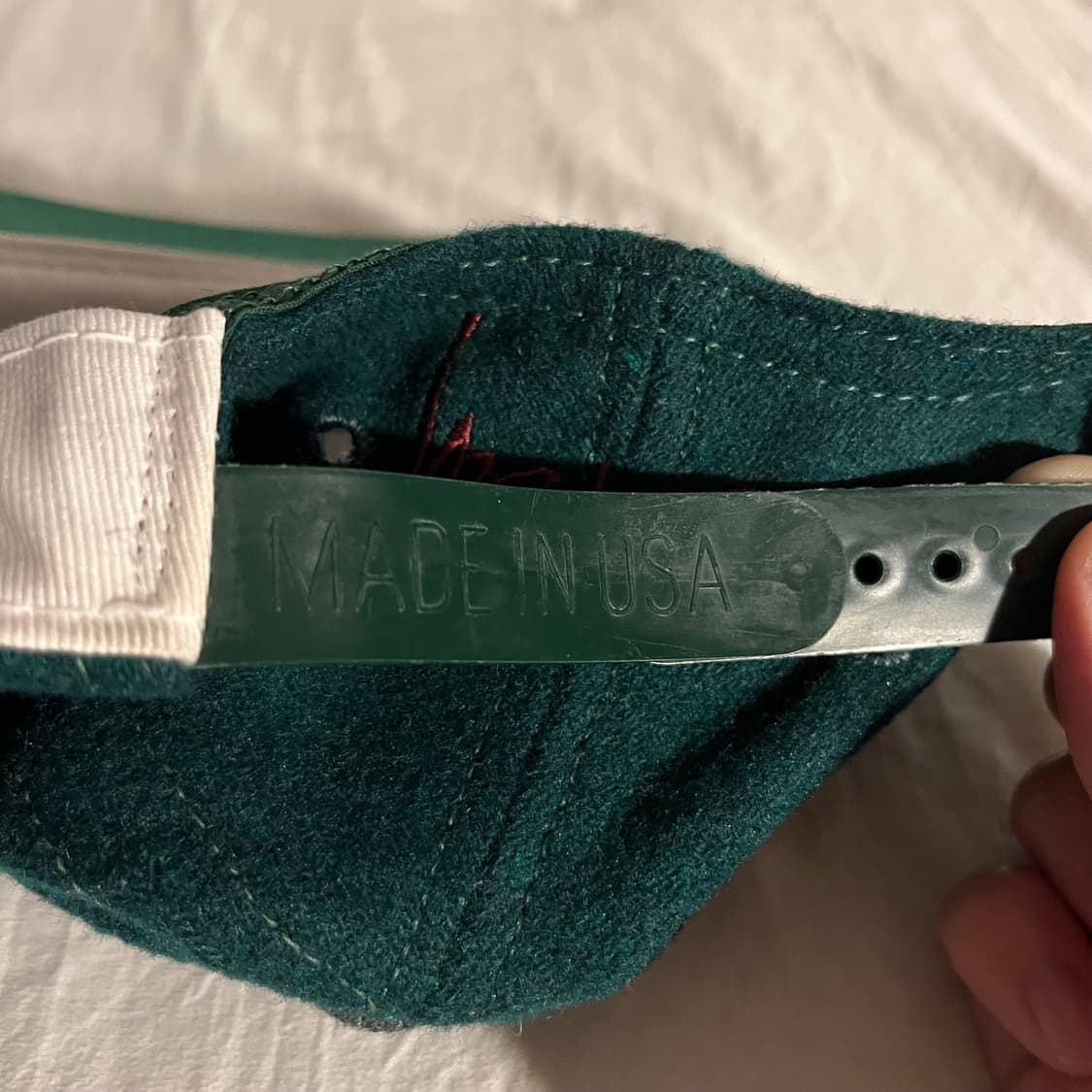 90s 빈티지 올드 스투시 s로고 울 캡 모자 made in usa 상품이미지4