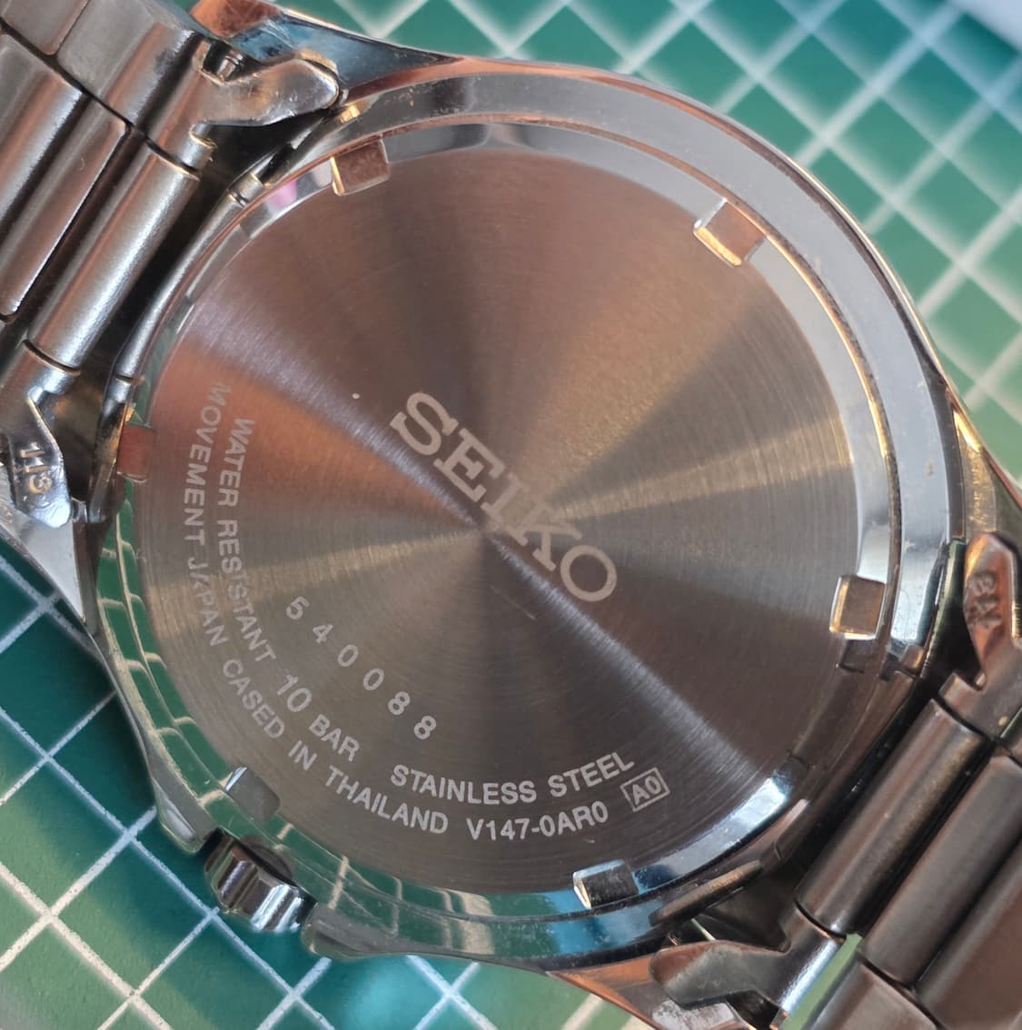 세이코 태턍광 솔라 청판 SBPN071 메탈시계(풀박스) 상품이미지3