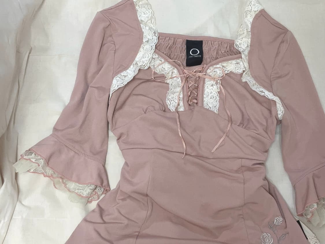 오즈온 핑크장미탑ozzon 일본빈티지 리즈리사 트랄라 엑시즈팜 상품이미지3