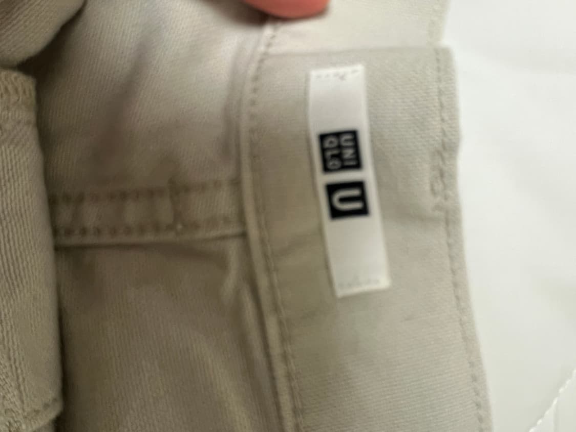 유니클로U/와이드 핏 베이커 팬츠 내츄럴/76 상품이미지6