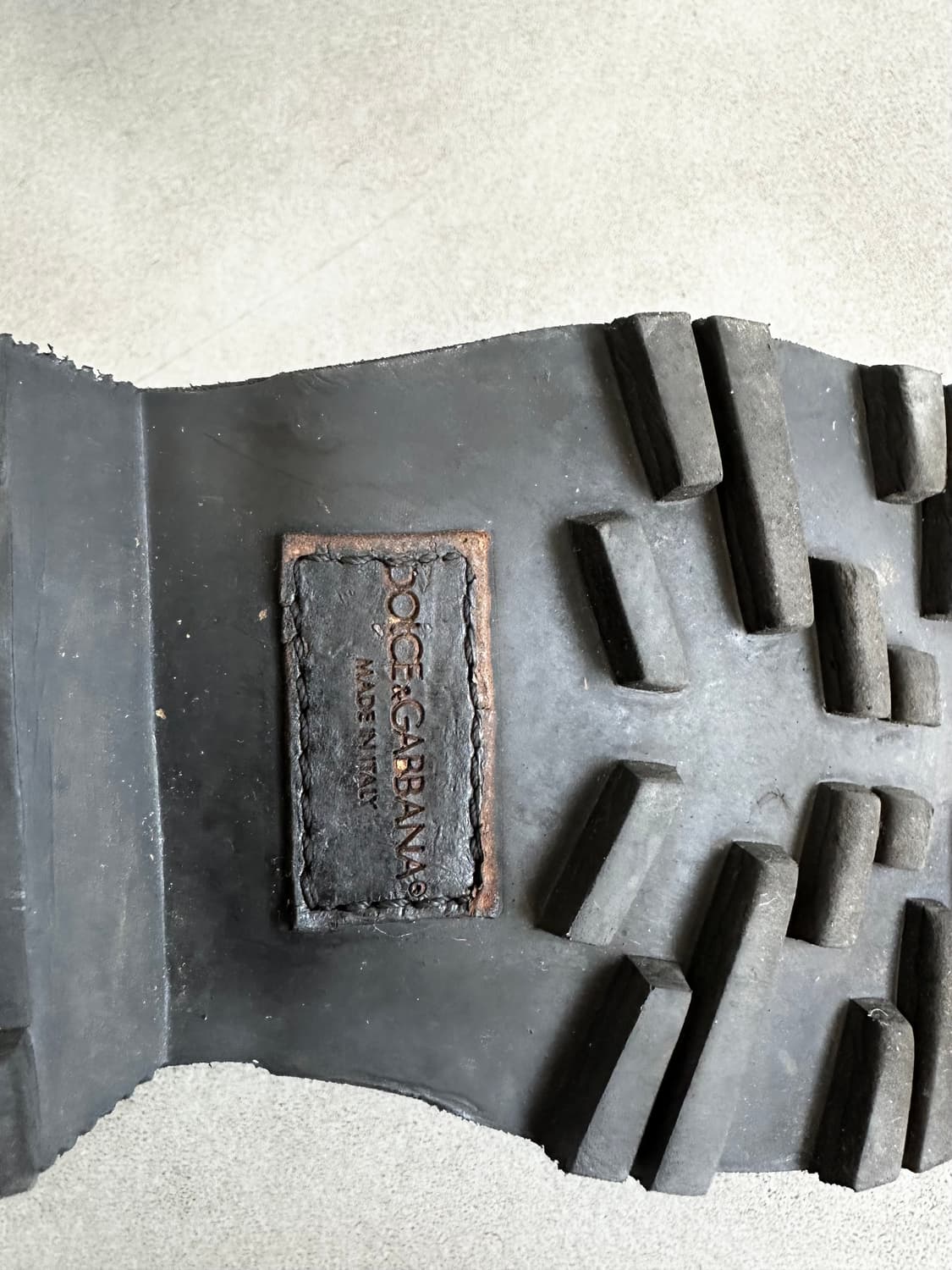 돌체앤가바나 2000s 디스트로이드 컴뱃부츠 상품이미지7