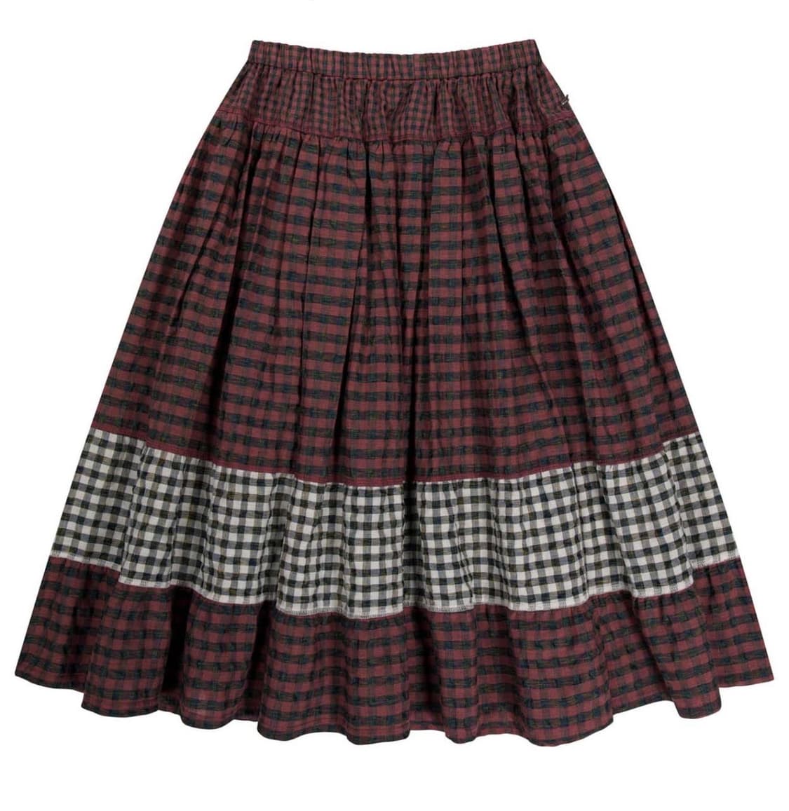 코이세이오 모리 체크 스커트 상품이미지1