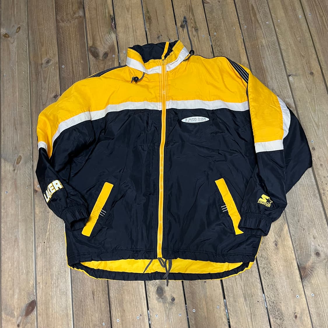 빈티지 스타터 레이커스 올드스쿨 잠바 상품이미지3