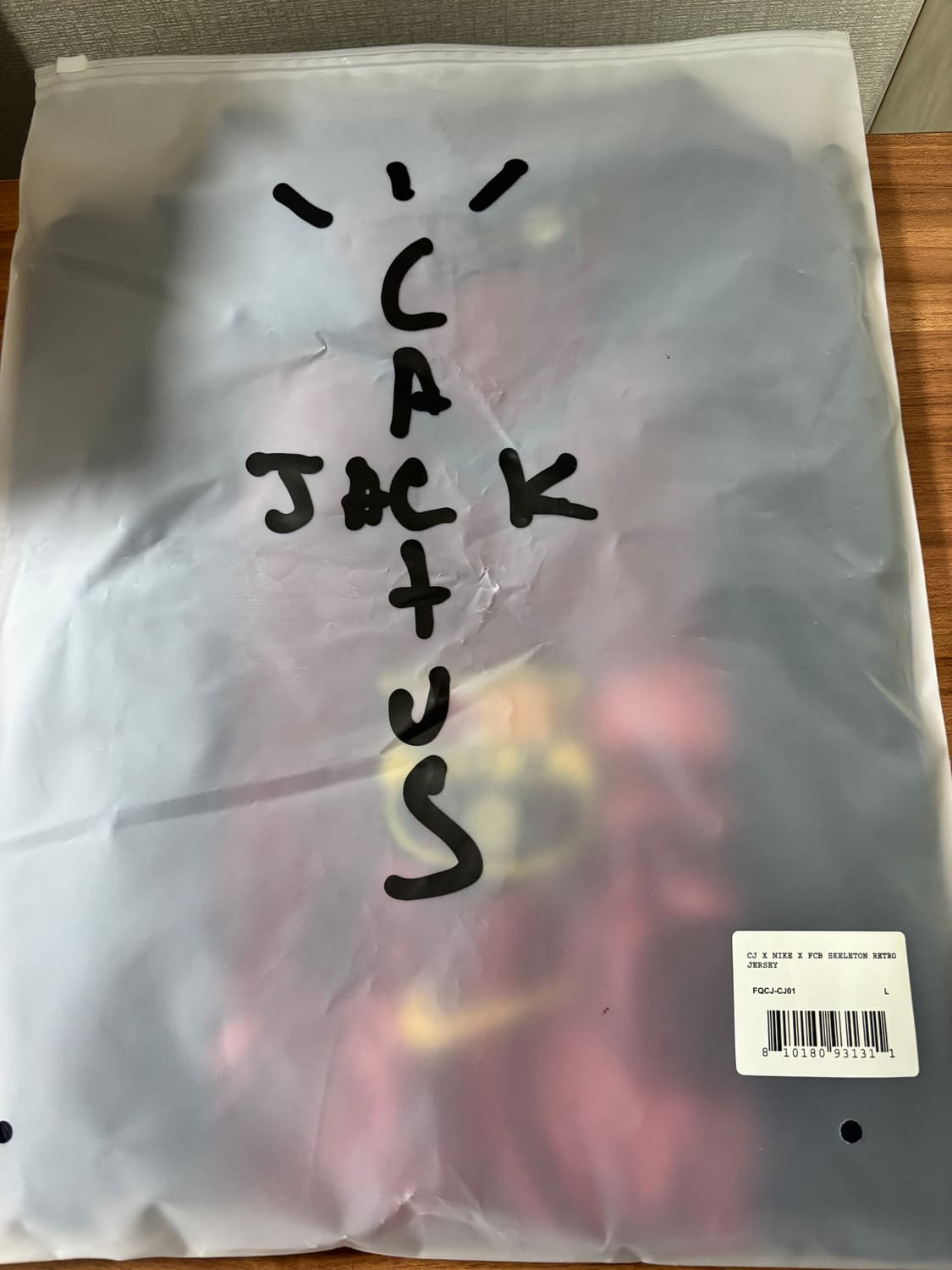 [새제품] L 트래비스 스캇 x 바르셀로나 나이키 져지 상품이미지2