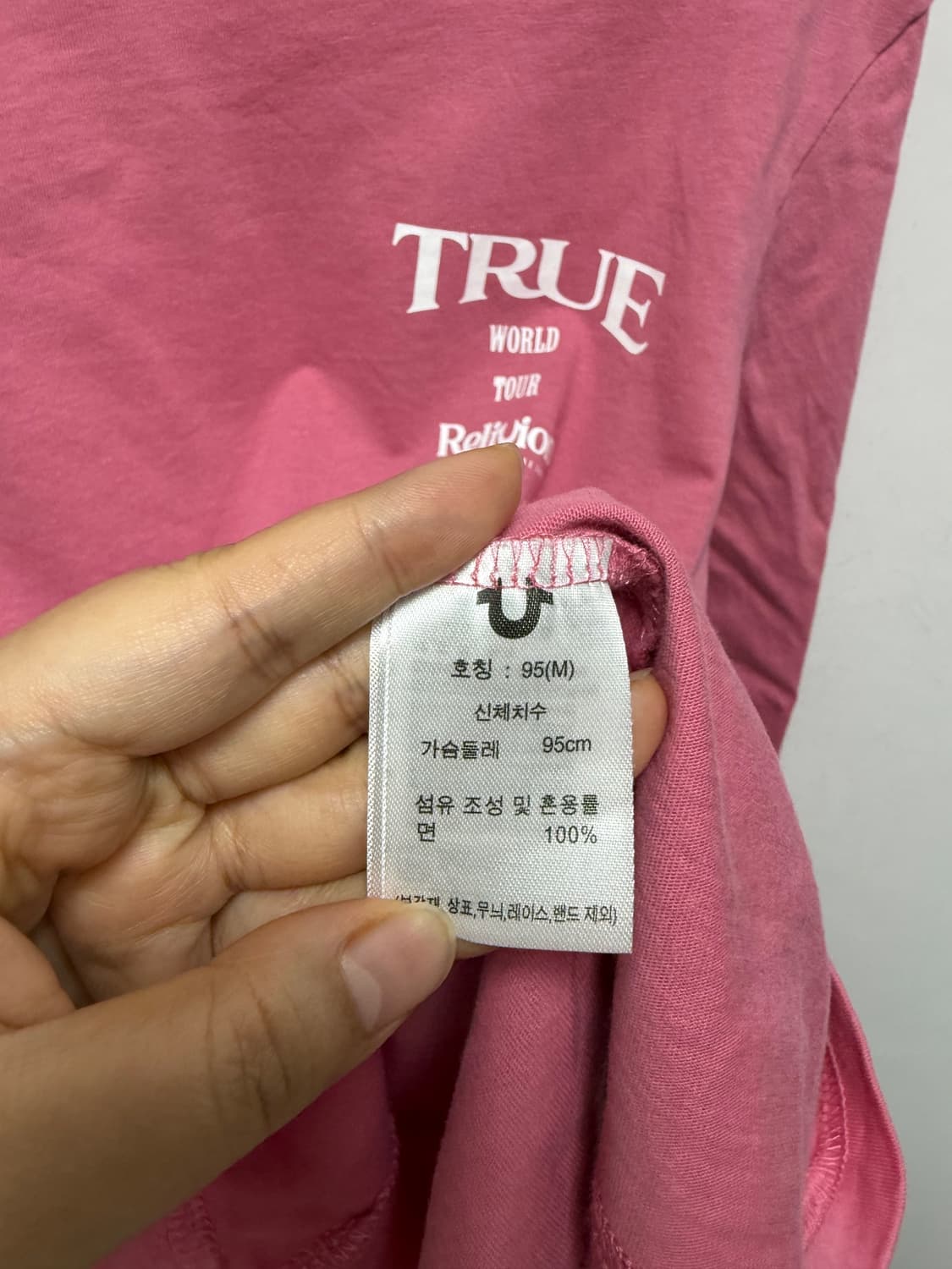 트루릴리젼 백프린팅 롱 슬리브 상품이미지4