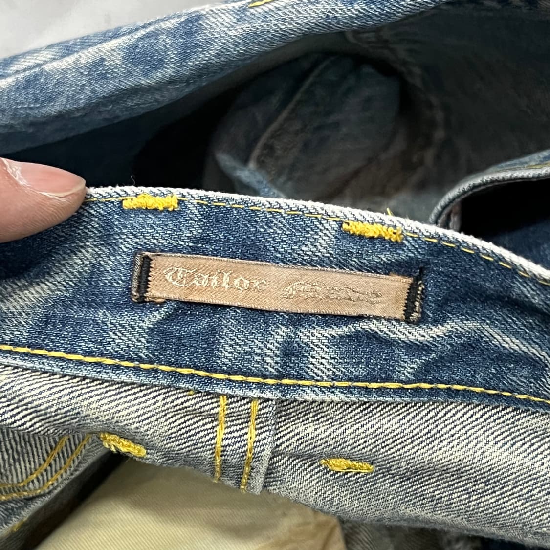  마뉴얼라보 워싱 데님팬츠 y15824 상품이미지6