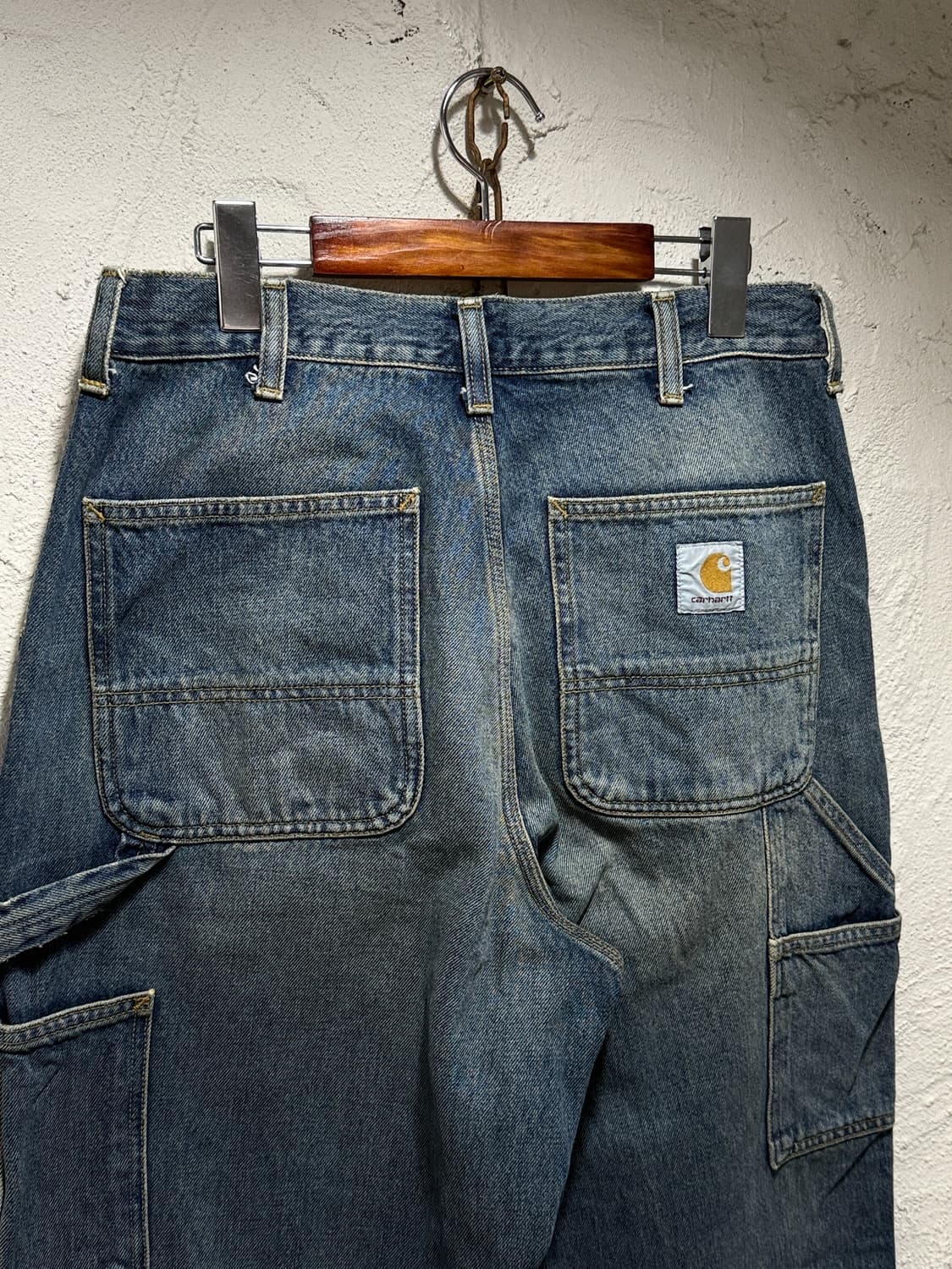 Carhartt 칼하트 데님 더블니 카펜터 팬츠 아메리칸 캐쥬얼 워크웨어 상품이미지9