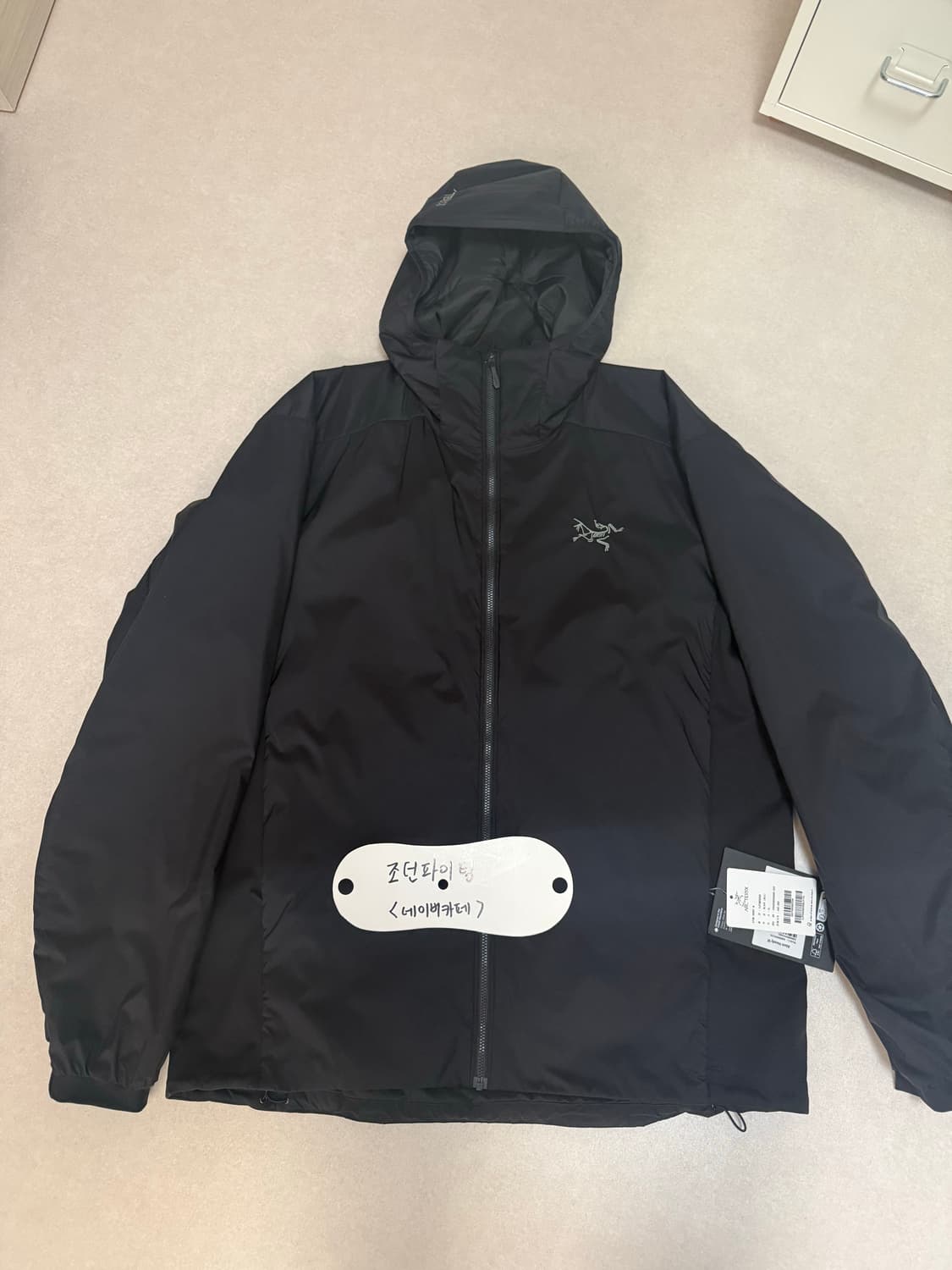 아크테릭스 아톰 후디 블랙 상품이미지5