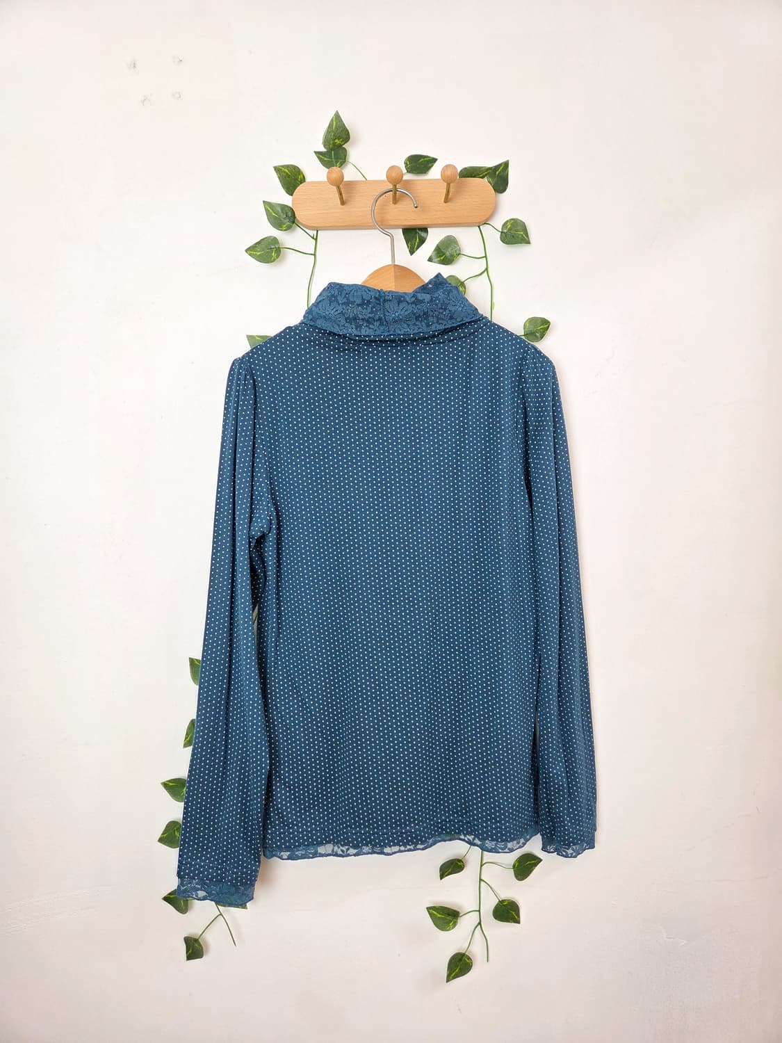 청록 도트 슬리브 상품이미지4