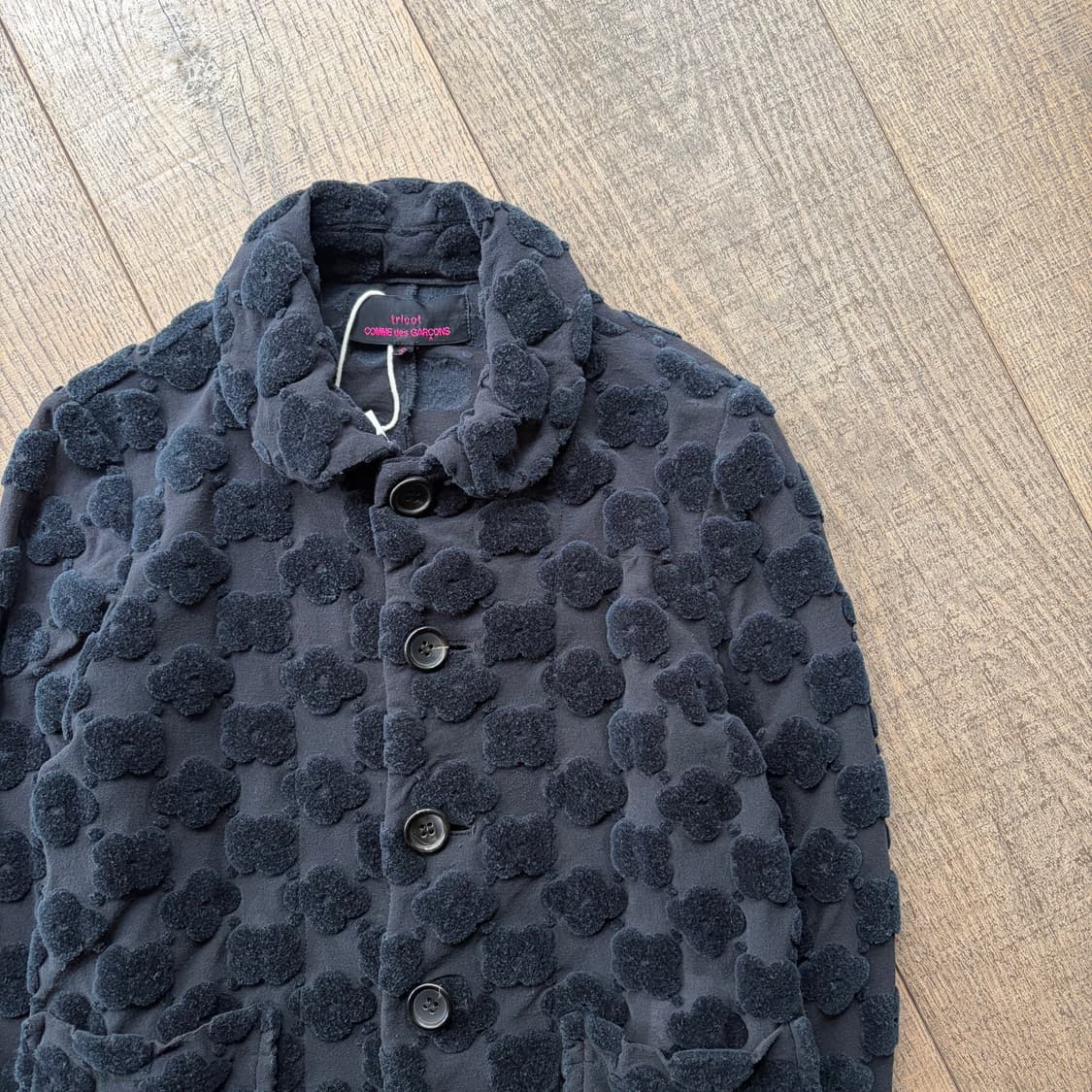 Floral Embossing Baby Fit Jacket 상품이미지2