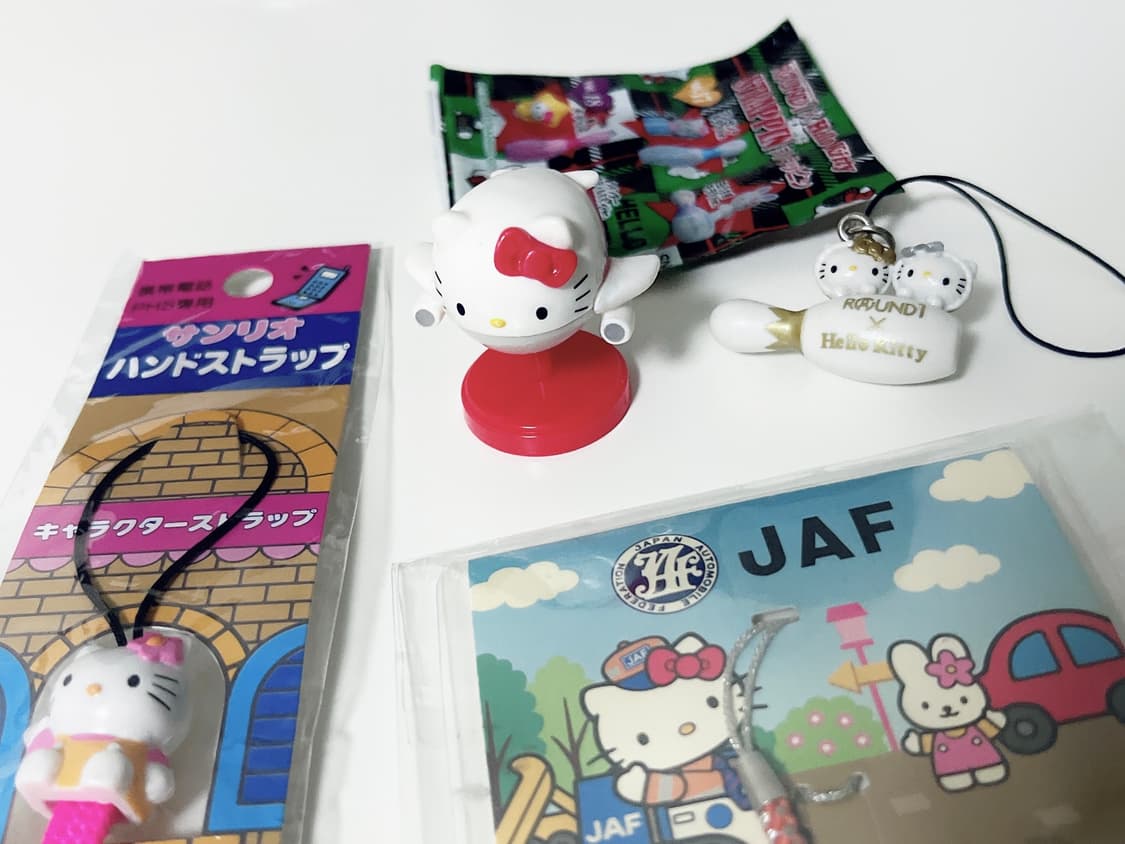 일괄 카오하나 키티 스트랩 비행기 키티 초코에그 라운드원 볼링 키티자동차 상품이미지2