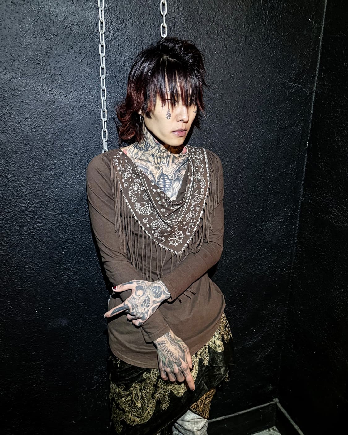 Brown Fringe Long-Sleeve 상품이미지6