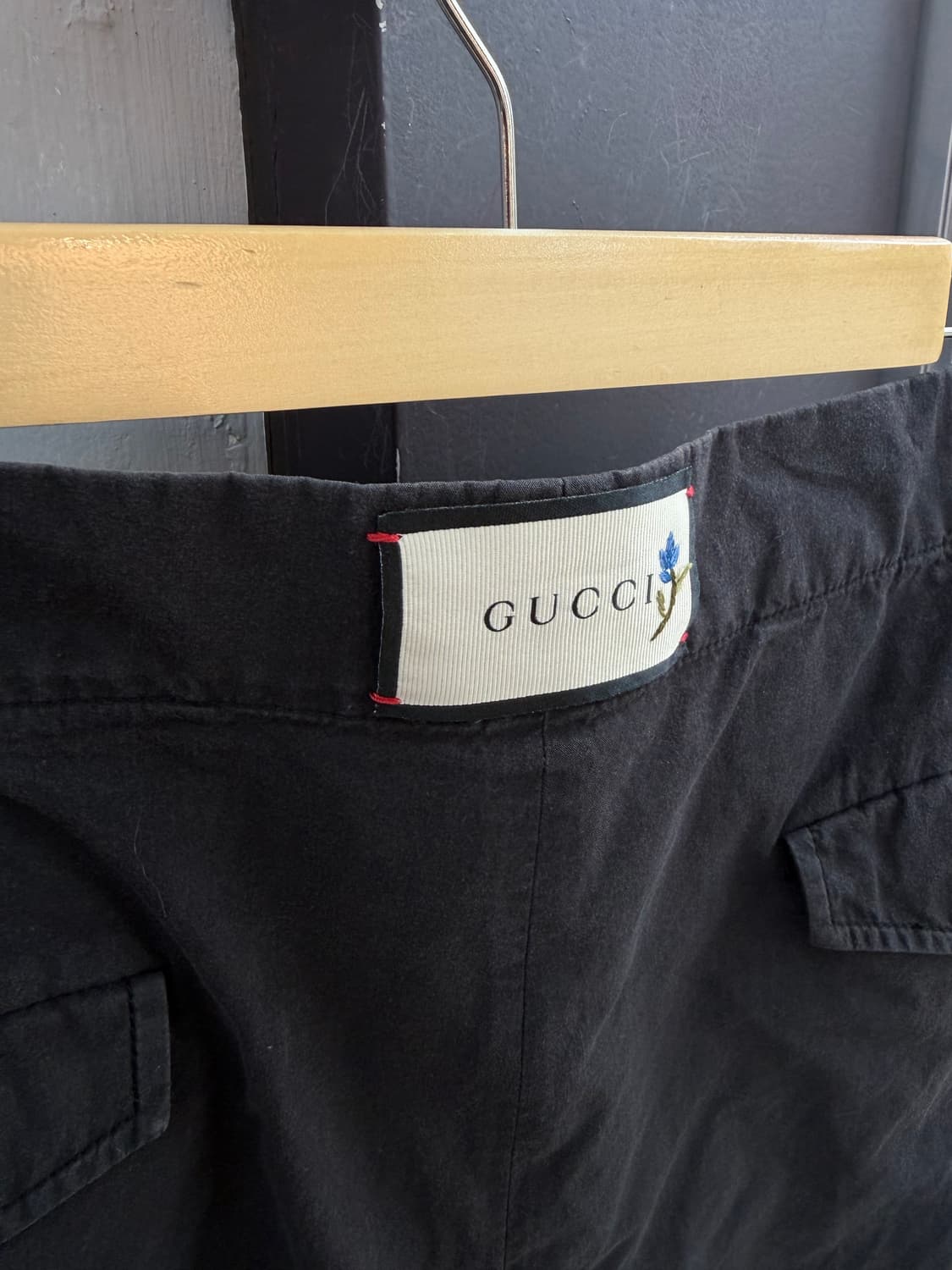 48/ 구찌 백로고 패치 가먼트다잉 치노팬츠 상품이미지8