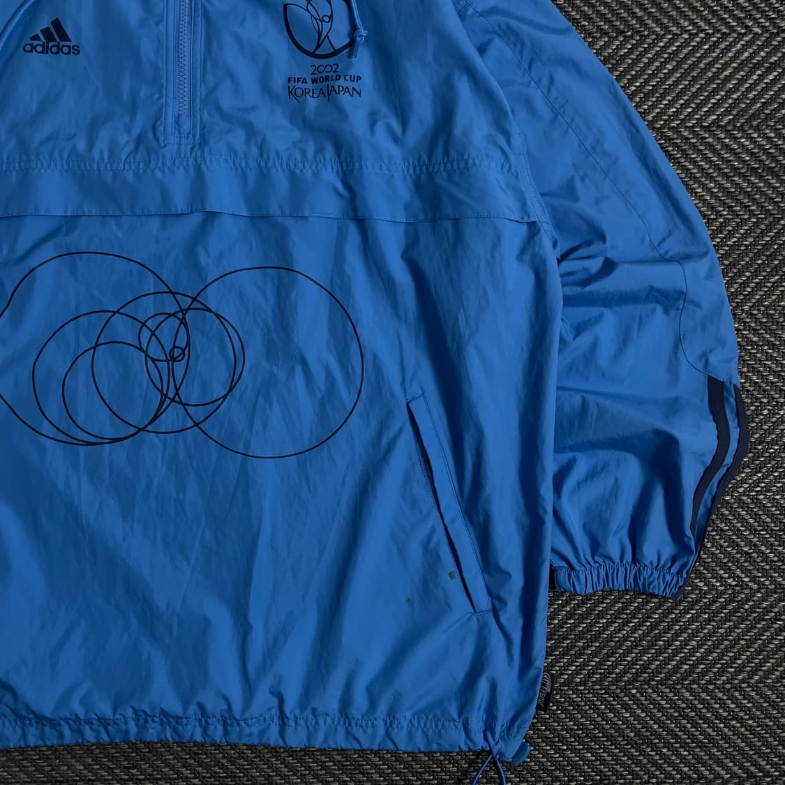 아디다스 2002 월드컵 빅로고 우븐 아노락 웜업 y 3117 상품이미지3