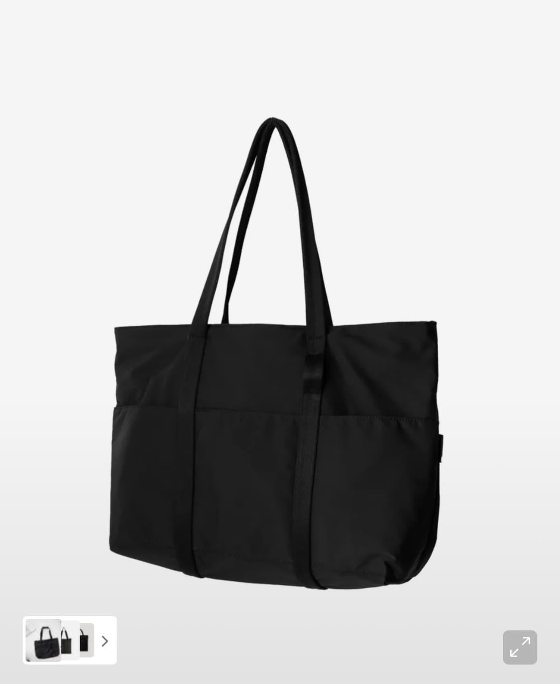 마지언타이틀 카페 토트/블랙 상품이미지1