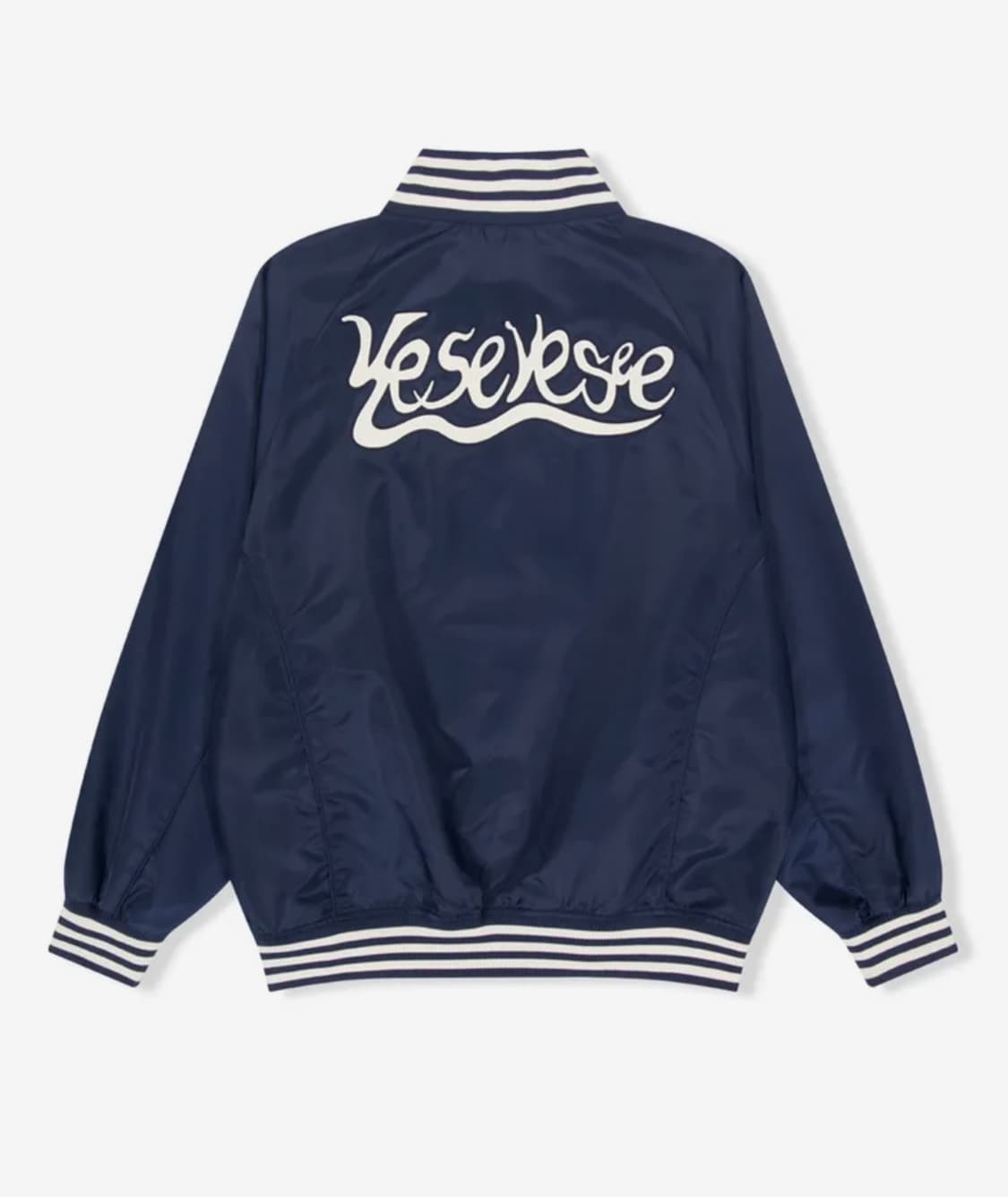 예스아이씨 High Neck Stadium Jacket Navy 상품이미지2