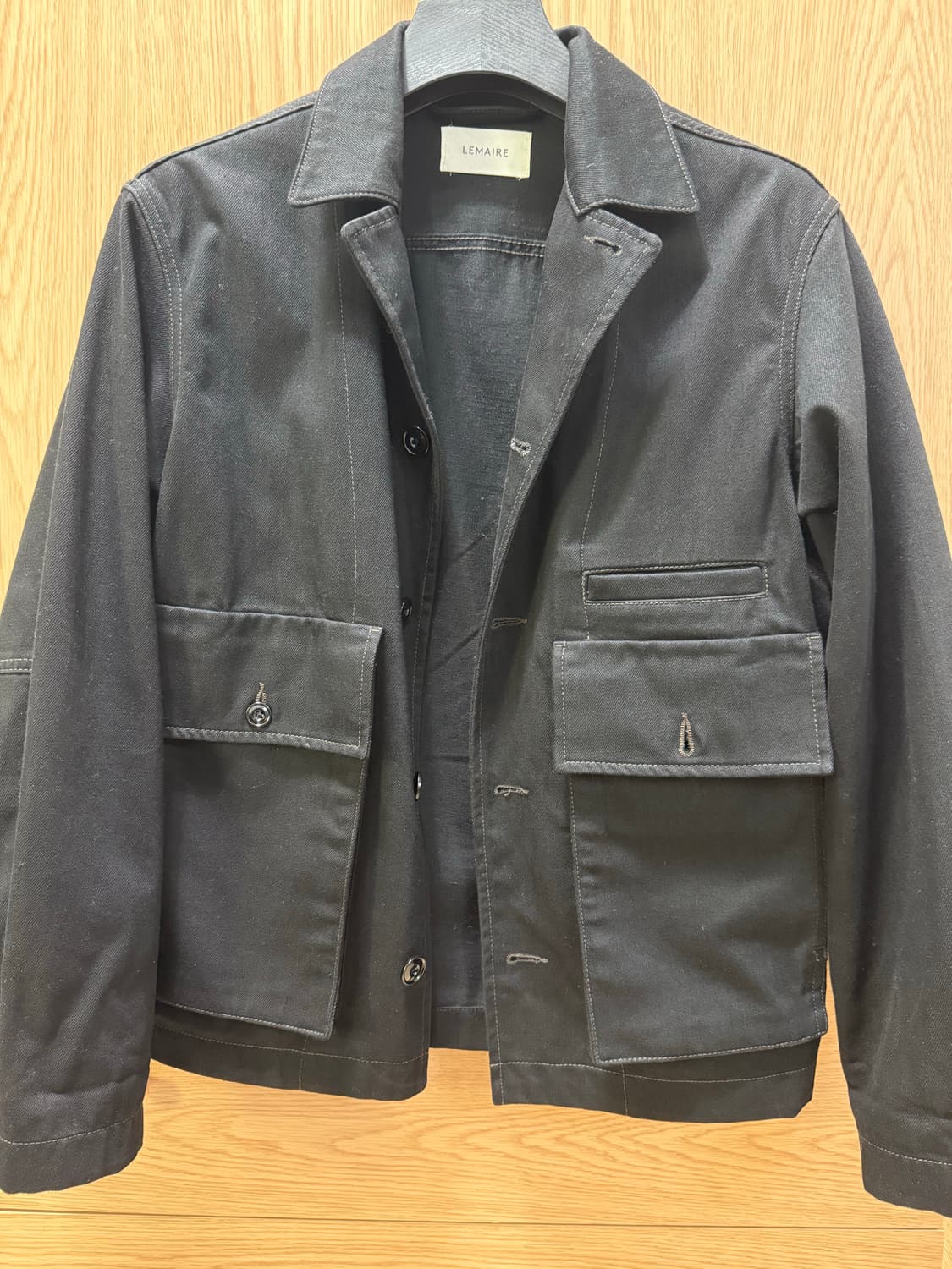 르메르 23ss 박시자켓 블랙 s 상품이미지1