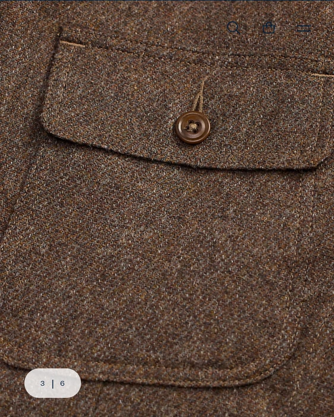 RRL 언컨스트럭티드 울 블렌드 스포츠 코트 상품이미지3