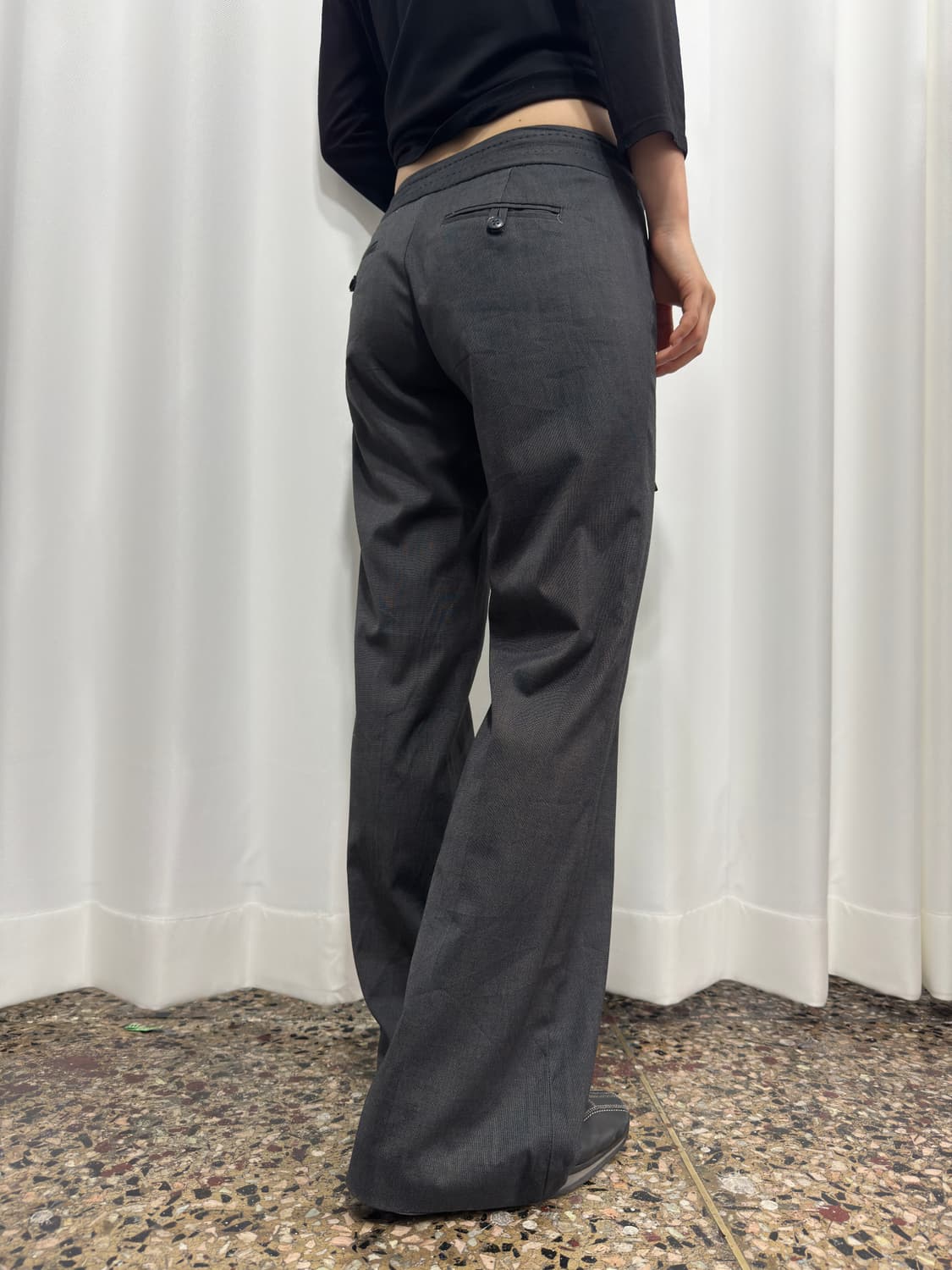 banana republic low-waist gray slacks 상품이미지4