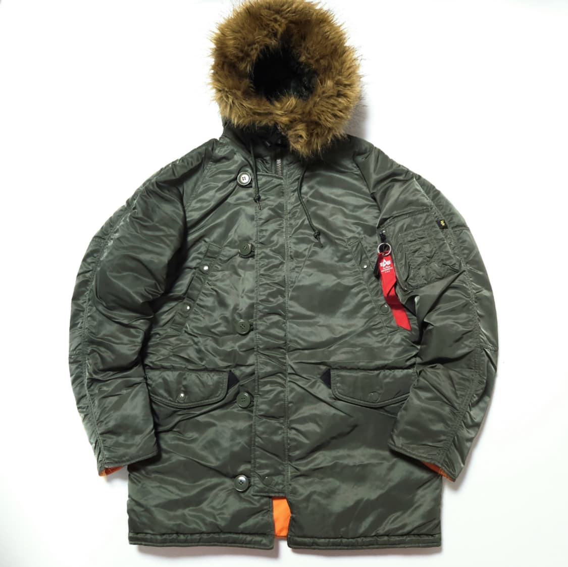 알파인더스트리 N-3B 야상 파카 세이지그린 상품이미지1