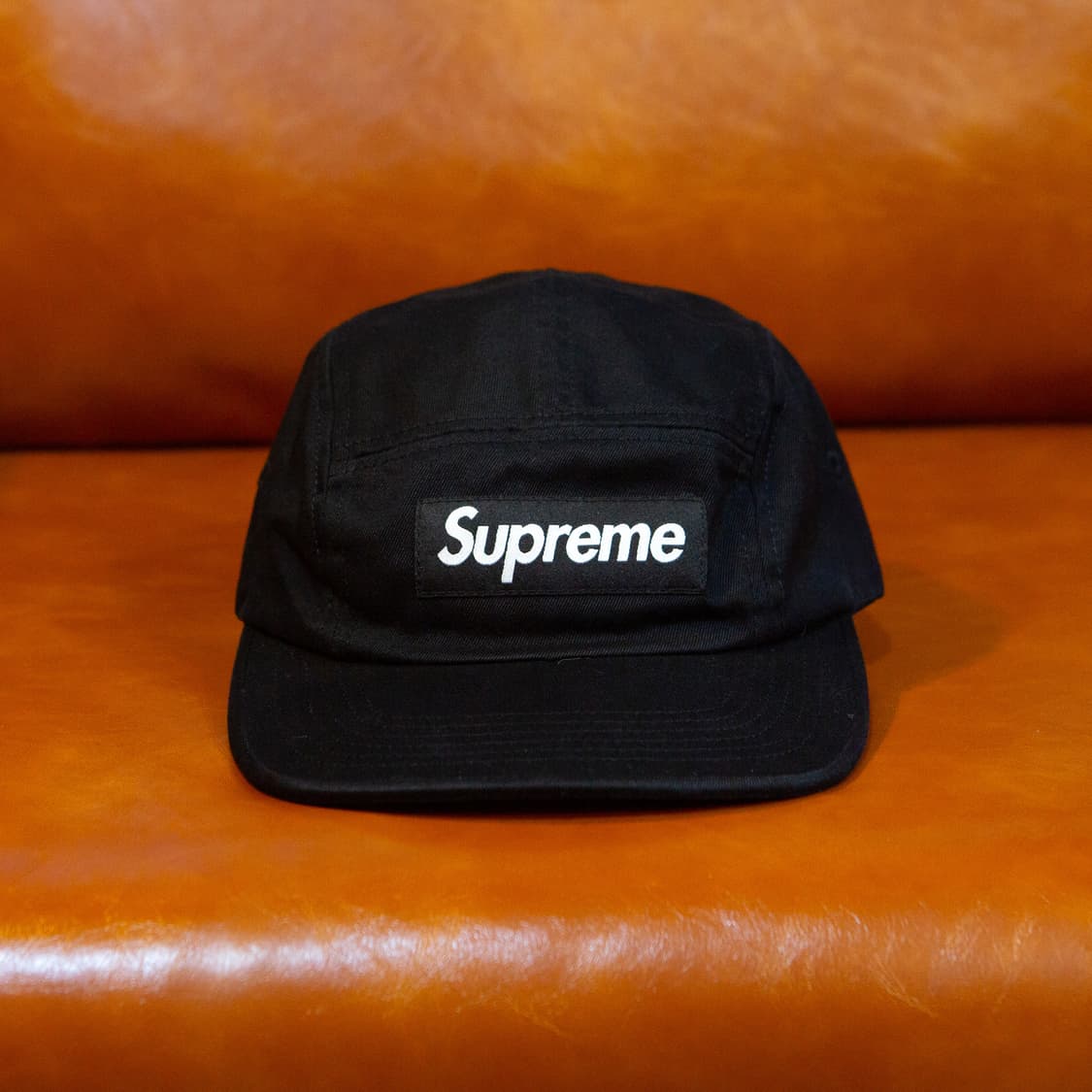 슈프림 박스로고 캠프캡 블랙 상품이미지1