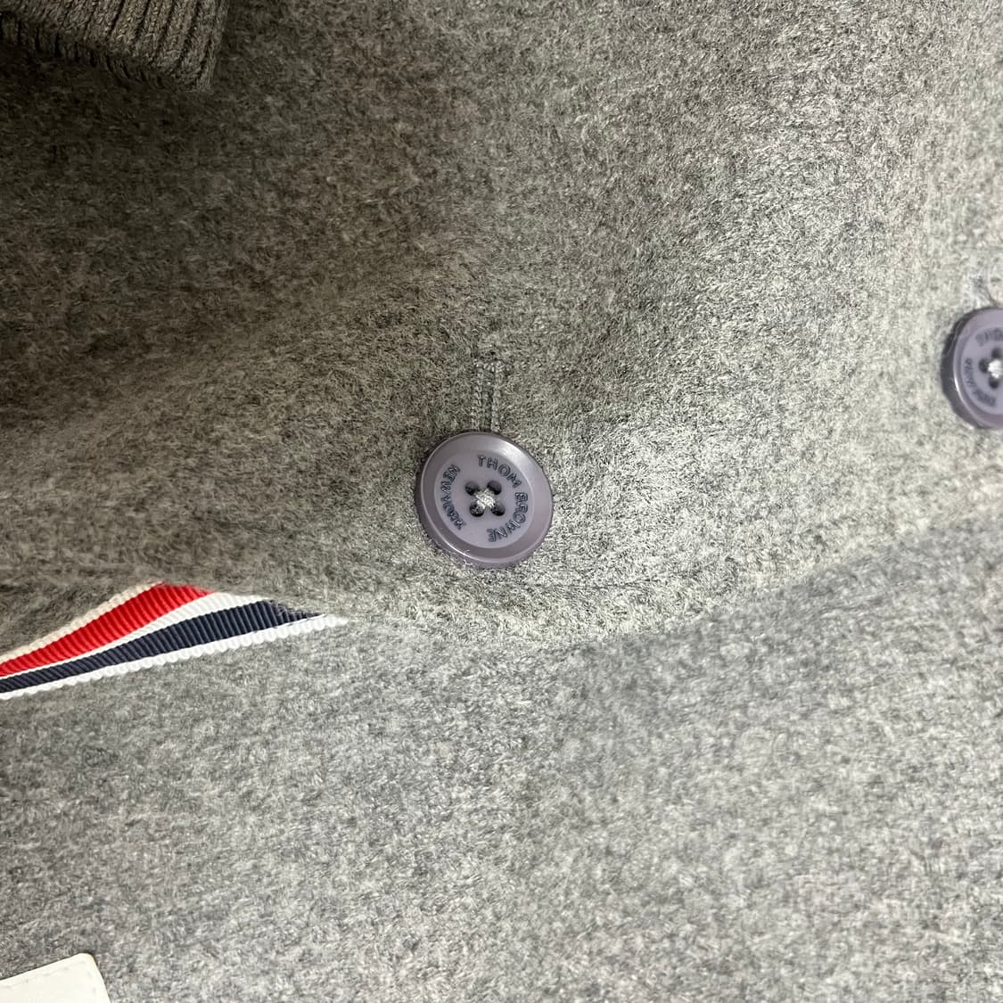 톰브라운 여성 그레이 울 봄버 자켓 상품이미지4