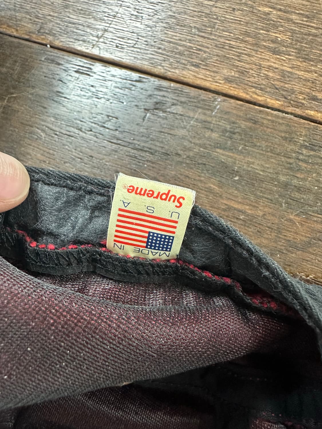 supreme 슈프림 15FW 하이로 코듀로이 캠프캡 레드 상품이미지5