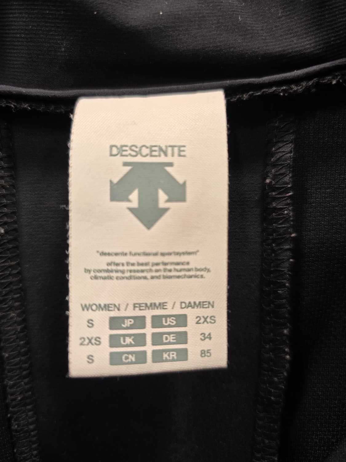 데상트 스위스 트라이애슬론 냉감 집업 자켓 85(S) 상품이미지7