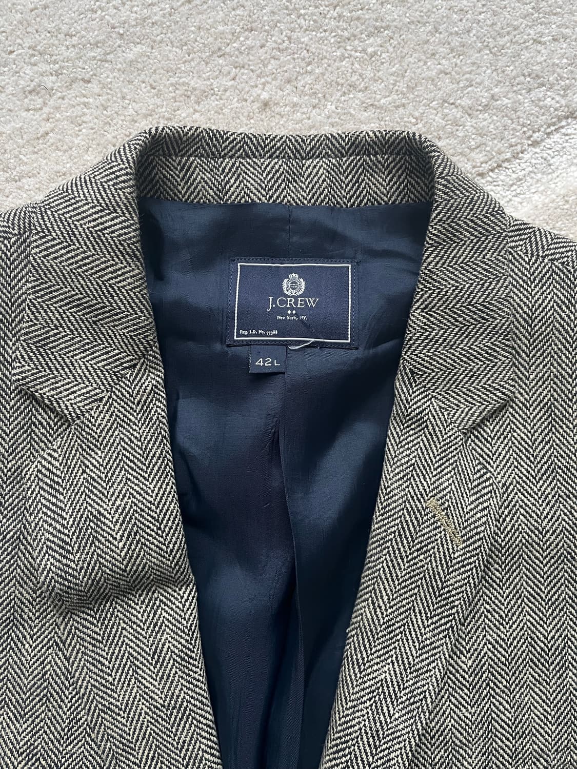 제이크루 뉴욕 헤링본 블레이저 (105) 상품이미지3