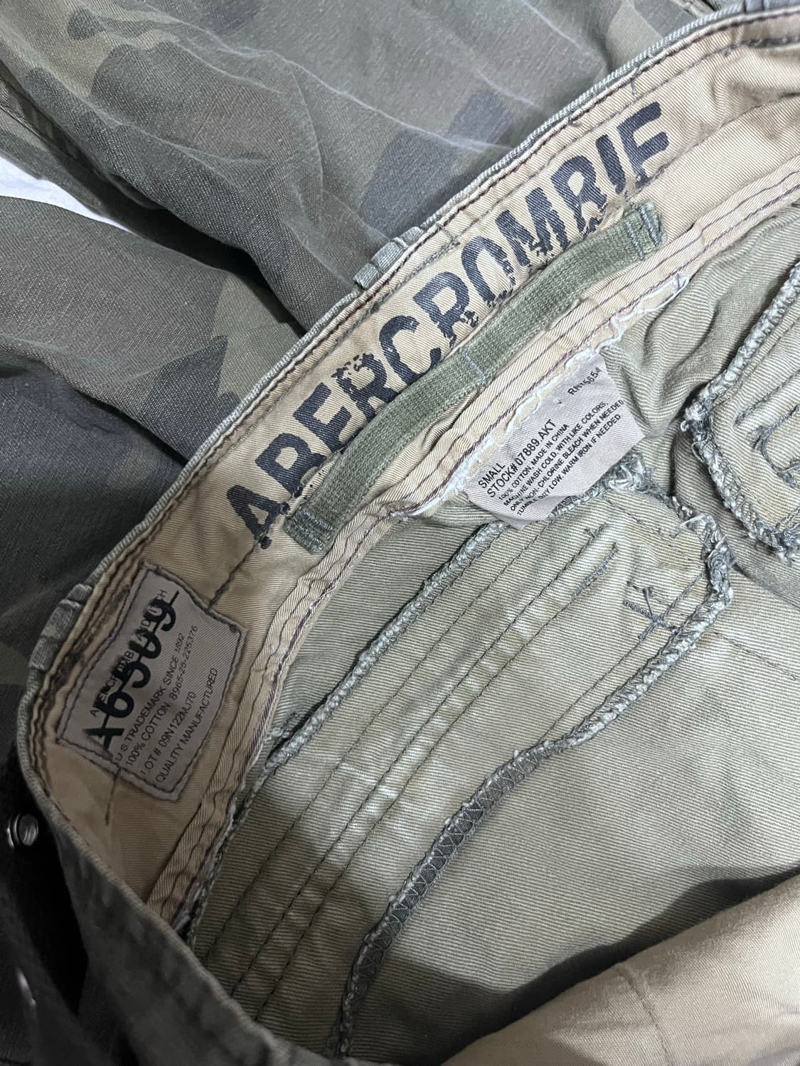 아베크롬비 밀리터리 카고바지 상품이미지6