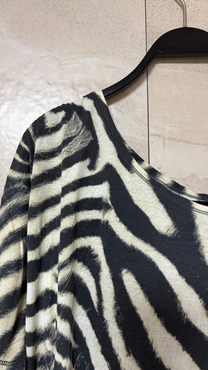 Vintage Zebra layered top 상품이미지2