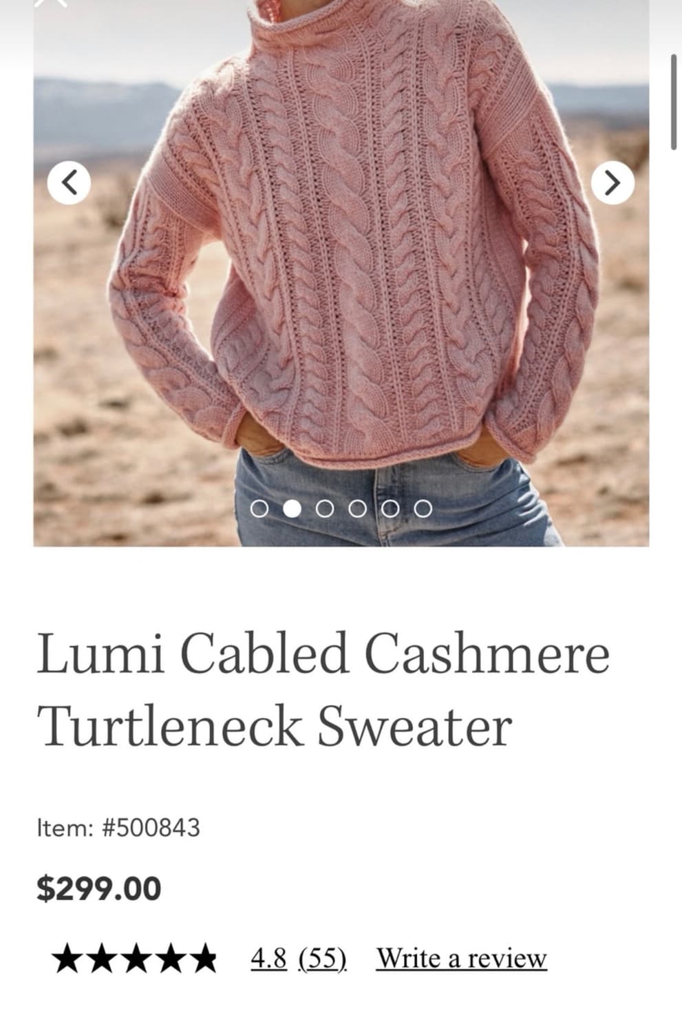 영국/Ganet hill가넷힐 캐시미어100%니트 상품이미지6