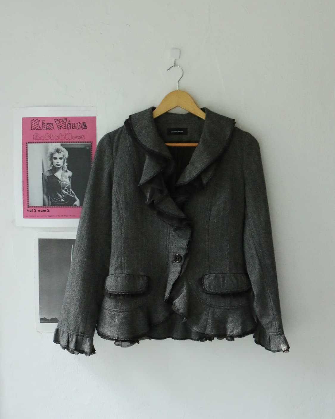 빈티지 러플 블레이저 자켓 상품이미지1