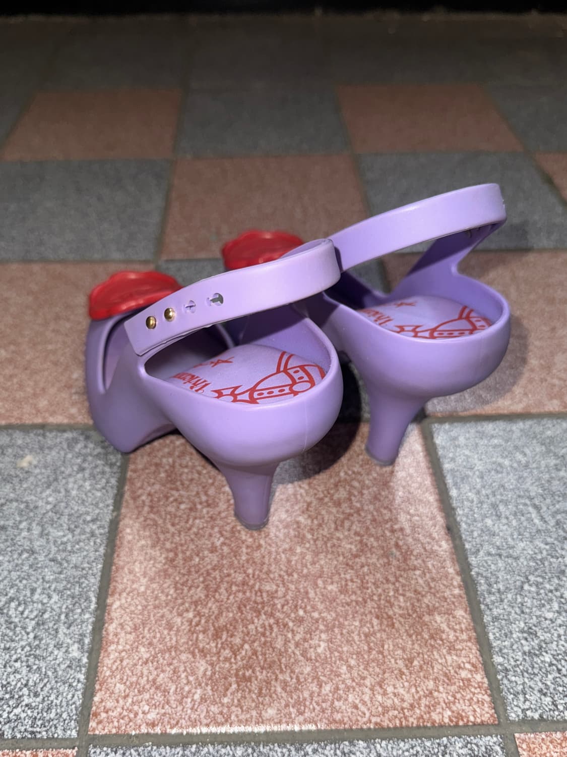 vivienne westwood X melissa purple heel 상품이미지5