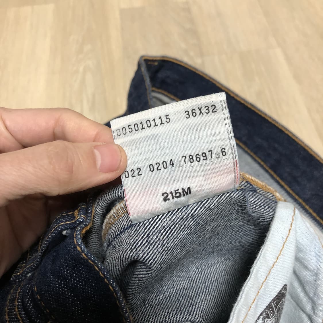 (35) 00's 리바이스 Levi's 501 스트레이트핏 중청 데님 상품이미지6