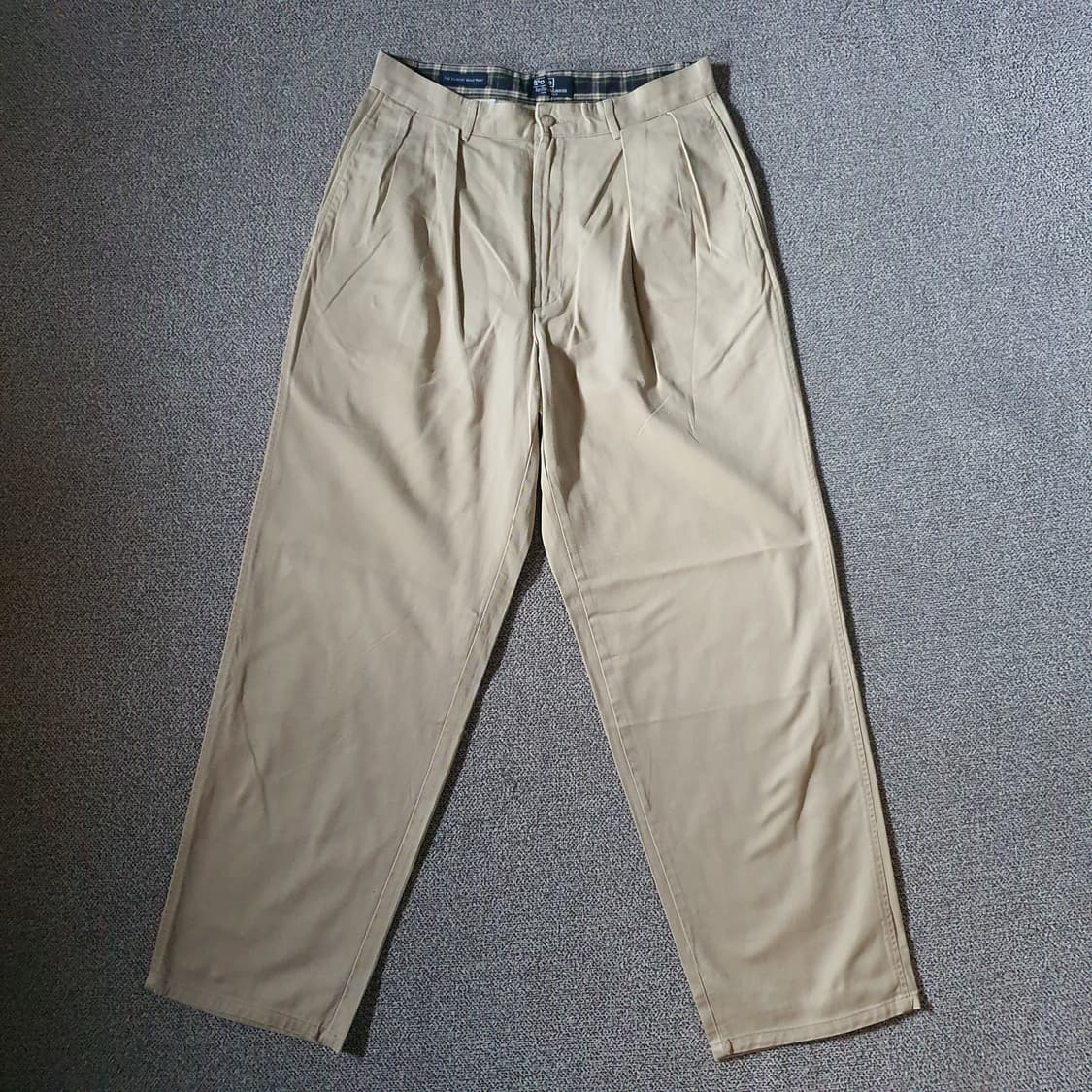 90s Made in U.S.A  폴로 랄프로렌 골프 투턱 치노 팬츠 N 상품이미지2