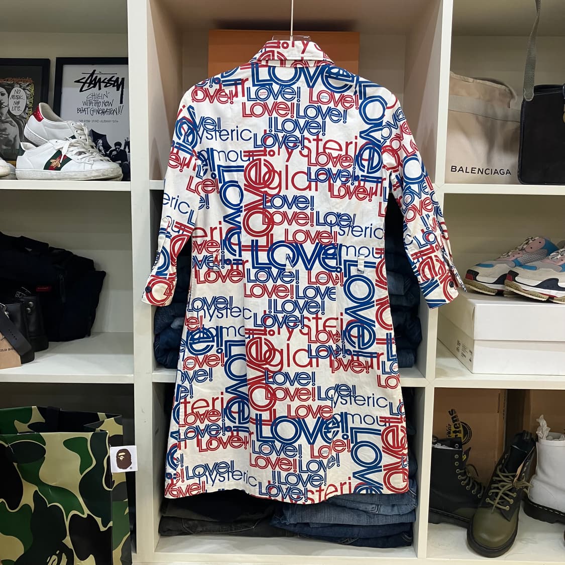 히스테릭글래머 멀티 로고 웨스턴 롱셔츠 F 상품이미지3