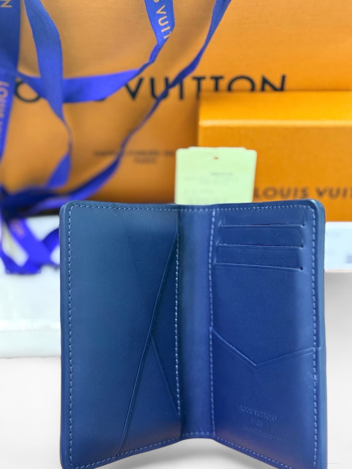 [새상품급/급처] 루이비통 포켓 오거나이저 모노그램 섀도우 네이비 블루 상품이미지3