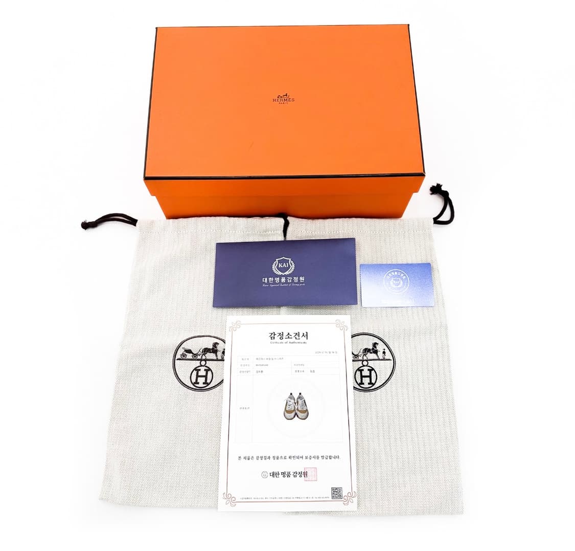 [37] Hermes 에르메스 22fw 여성 바운싱 스니커즈 머스타드 상품이미지10