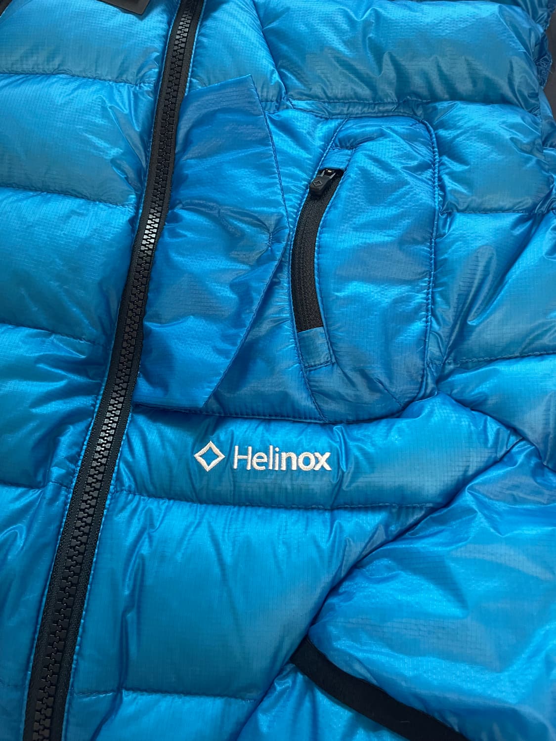 헬리녹스 웨어 이클립스 팩 다운베스트 시안 블루 패딩 베스트 상품이미지3