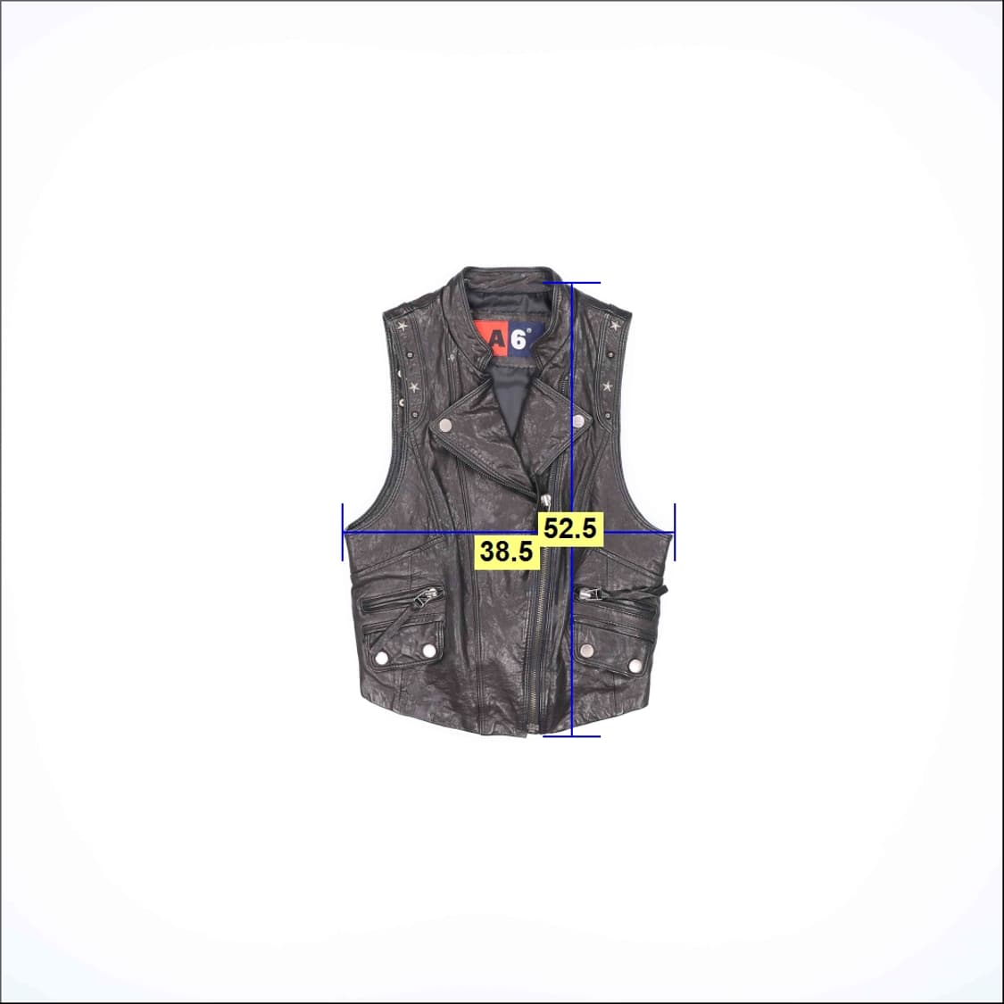 FM A6 여성 양가죽 라이더조끼 0324H1 상품이미지6