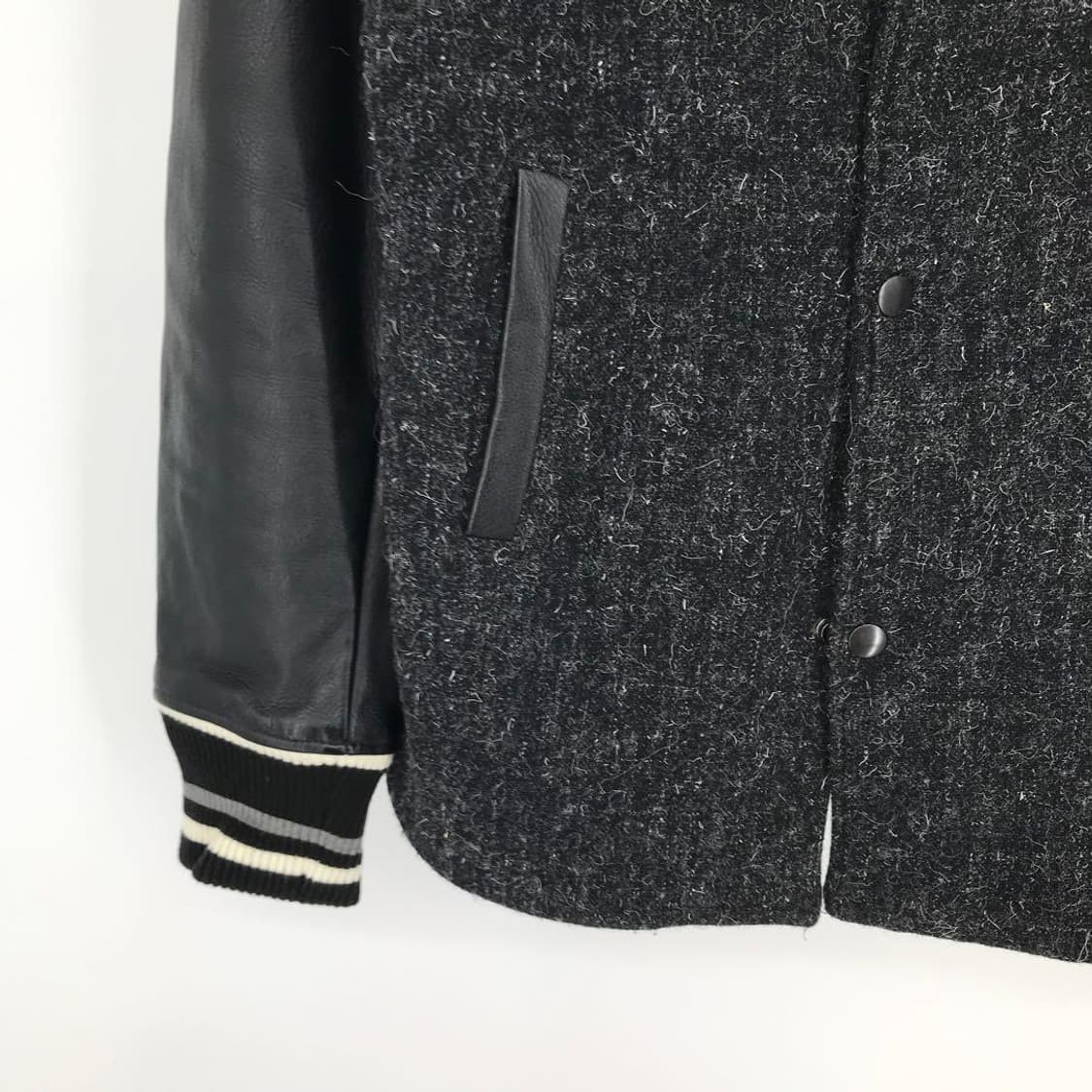 트로피클로딩 캔버스 소가죽 스타디움 자켓 바시티 상품이미지4